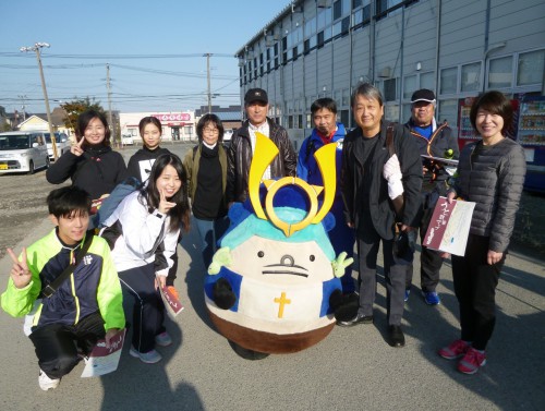 うとん行長しゃんと記念撮影